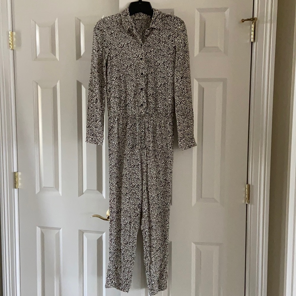 Leopard print jumpsuit